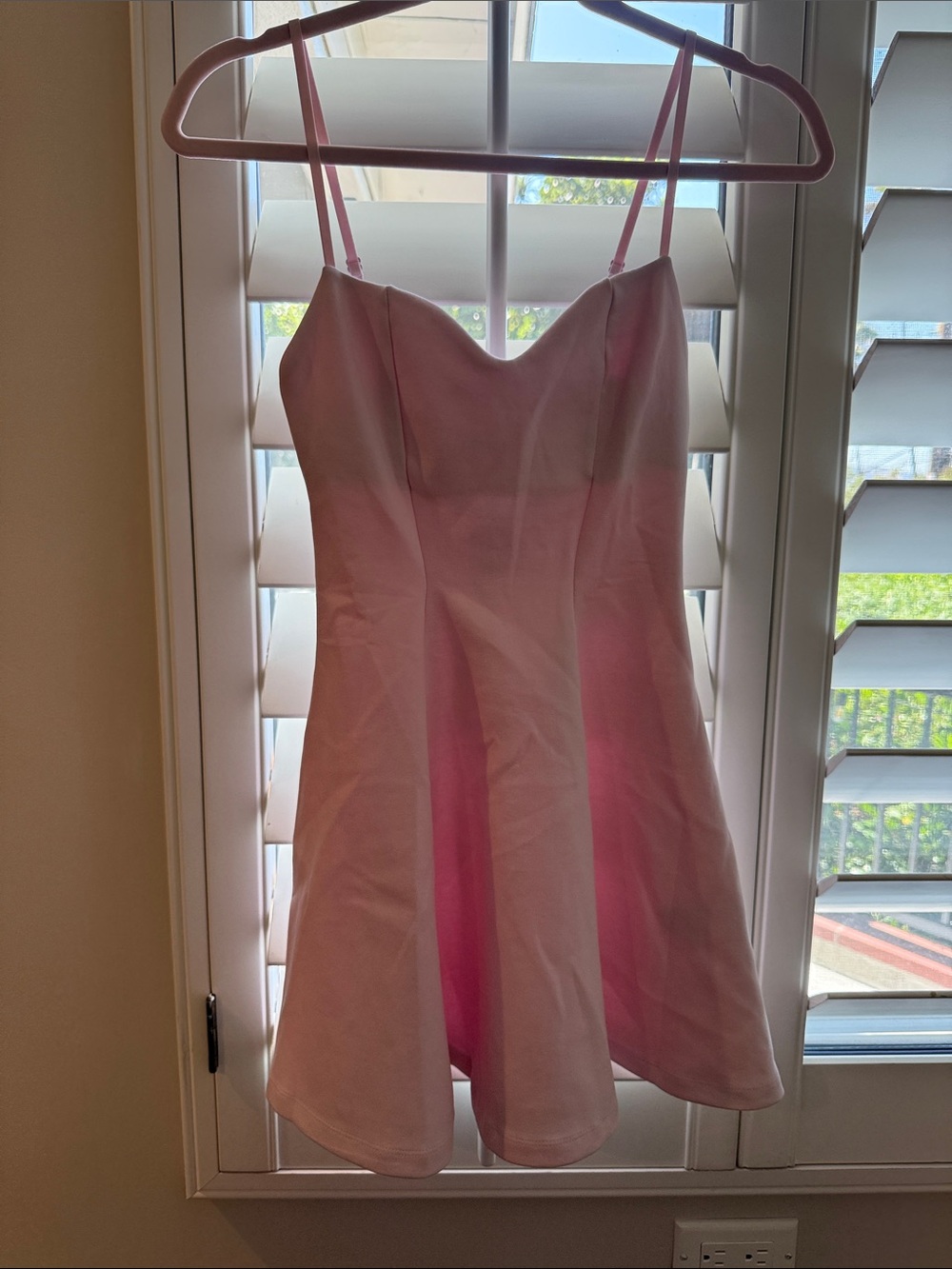 Zara Pink Spaghetti-Strap Slip Dress